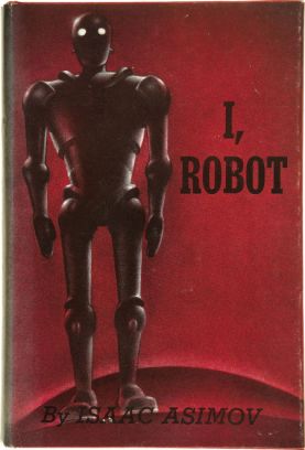 (Isaac Asimov's 1950 short story collection "I, Robot", which explored the ethics of behaviour between people and intelligent machines)