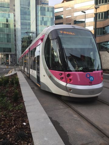 (Birmingham's newly opened city centre trams are an example of a reversal of 20th century trends that prioritised car traffic over the public transport systems that we have realised are so important to healthy cities)